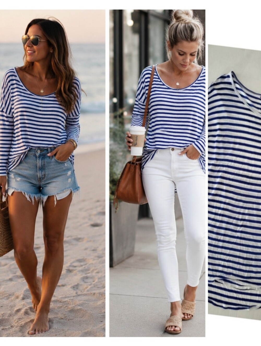 Banana Republic Striped Tunic/Top
